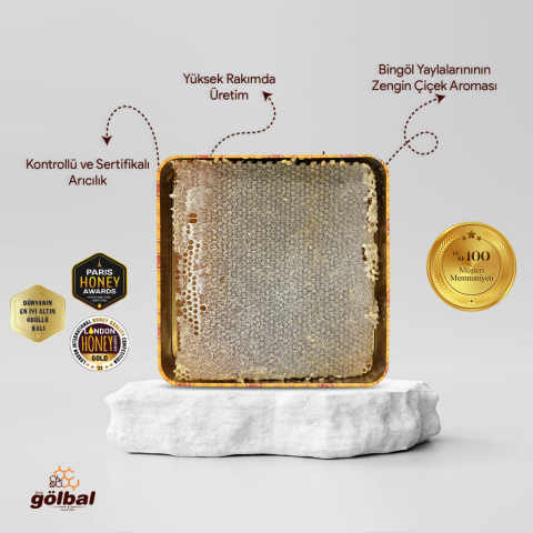 Organik Petekli Bal  1 Kg.