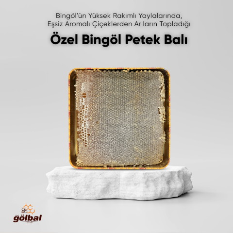 Organik Petekli Bal  1 Kg.