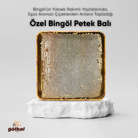 Organik Petekli Balı 2 Kg.