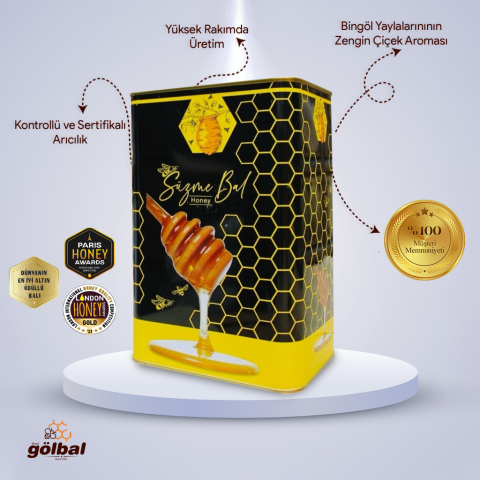 Organik Süzme Çiçek Balı 5 Kg.