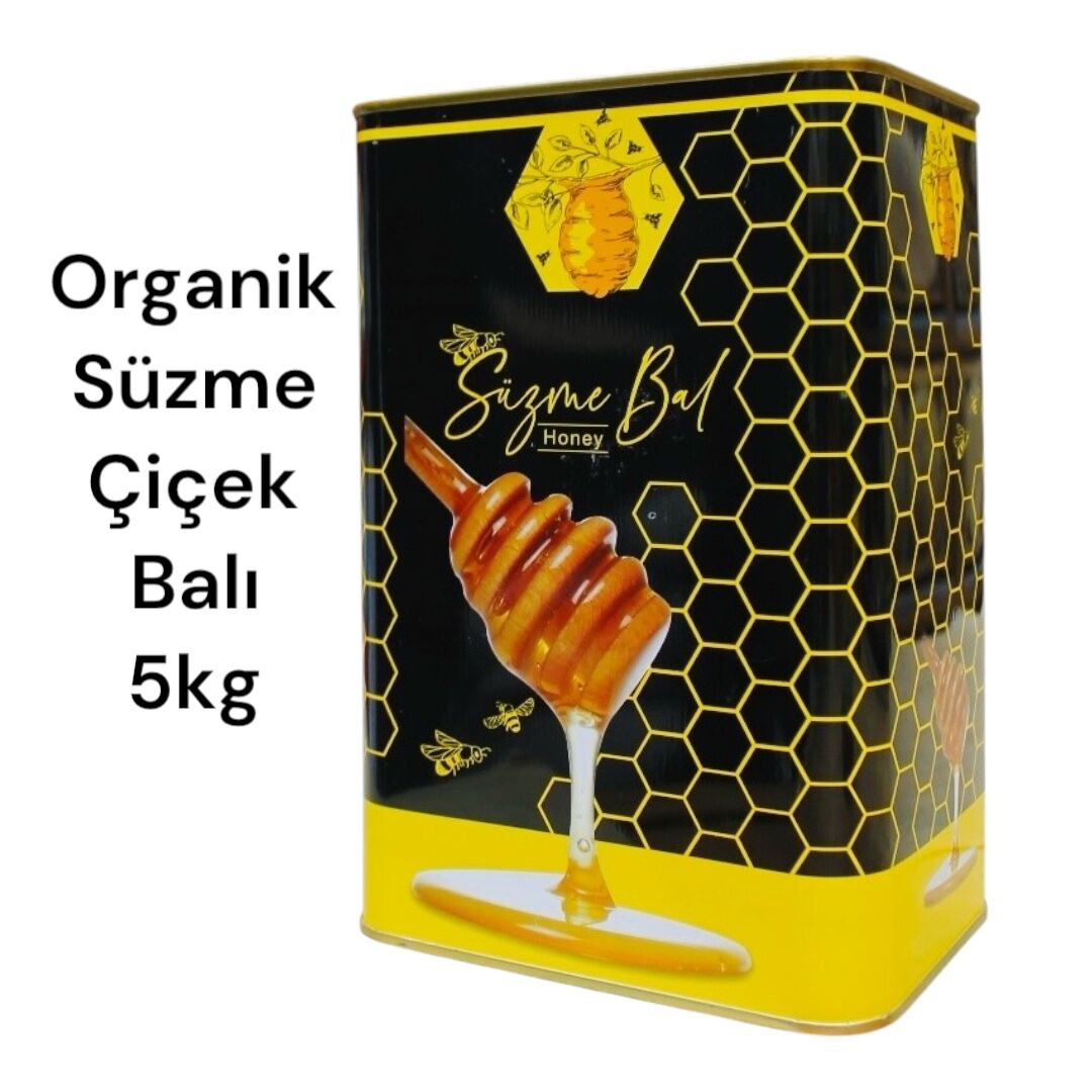 ORGANİK SÜZME ÇİÇEK BALI 5 KG