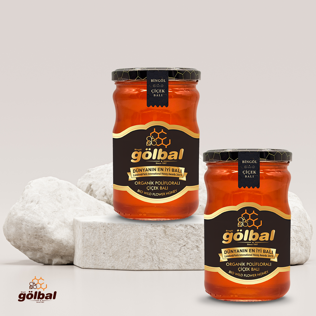 Organik Polifloralı  (Çok Çiçekli) Bal 2 X 850 Gr.