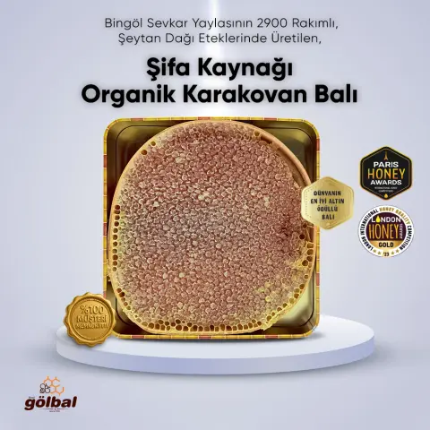 Organik Karakovan Kekik Balı 3 x 1.5 Kg.